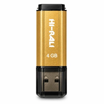 Флеш-накопичувач Hi-Rali 4GB Stark Series Gold (HI-4GBSTGD)