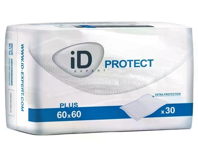 Одноразовые пеленки iD Protect Plus (60х60 см) 30 шт.