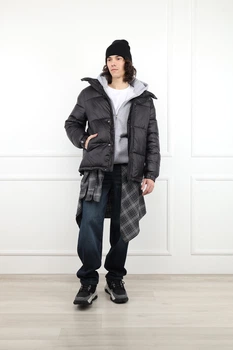 Куртка коротка зимова чоловіча XL колір чорний YUKI ЦБ-00298258