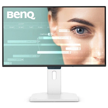 Монитор 23.8" BenQ GW2490TC, IPS, 144hz, HDMI, DP, USB-C, HAS, колонки, белый