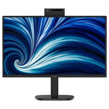 Монитор 23.8" Philips 24B2N3200JH, IPS, 120Гц, VGA, HDMI, DP, USB-hub, cam, HAS, Pivot, колонки, черный