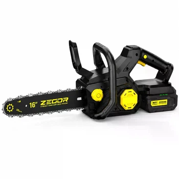 Акумуляторна ланцюгова пила Zegor CSPB-21BL-16W (серія-PROFESSIONAL АКБ 2 шт.-21V. 4.0Ah.)