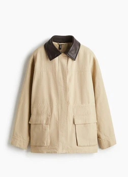 Куртка H&M 18555 Світлий бежевий S (1294)