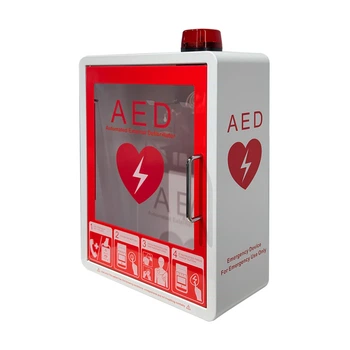 Металлический настенный бокс Amoul AED с сигнализацией для дефибриллятора (Х0422431)