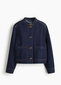 Джинсова куртка H&M 18650 Темний синій M (1282)