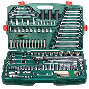 Набор инструмента 163 предмета 1/4", 3/8",1/2" HANS (ТК-163)