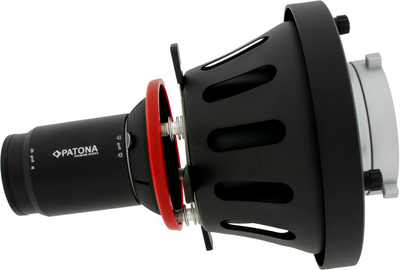 Комплект професійної оптичної насадки-тубуса PATONA Premium LED PT85 із кріпленням Bowens + об'єктив Canon EF + фільтри та насади (4055655248174)