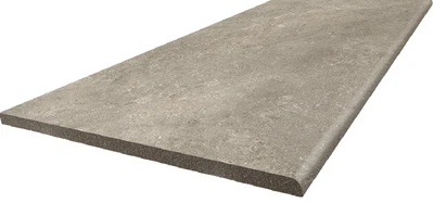 Ступенька из керамогранита Multistep Montblanc Gris серая 14x1200x330 мм