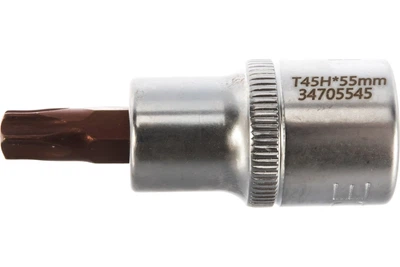 Головка 1/2" з насадкою Torx T45H з отвором L- 55мм ROCKFORCE RF-34705545 Premium