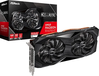 Видеокарта ASRock Radeon RX 6700 XT Challenger D 12GB GDDR6 (RX6700XT CLD 12G)