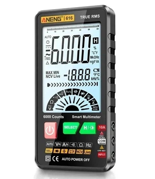 Портативный цифровой мультиметр Aneng 616A Черный