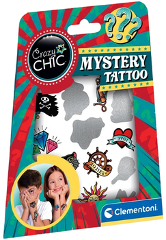 Zestaw tatuaży tymczasowych Clementoni Crazy Chic - Mystery Tattoo 18686 (8005125186860)