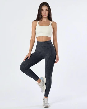 Жіночі компресійні легінси Nordvik Urban Sculpt Stone-Wash Чорний XL
