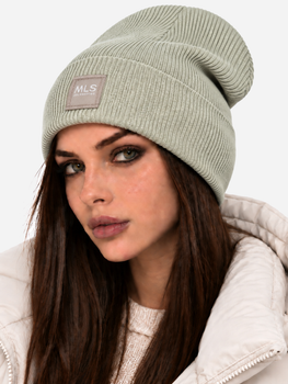 Шапка женская Malisa Аксель 15-1074-DX-107 One Size Оливковая