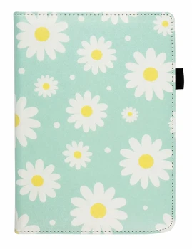 Чехол (обложка) для PocketBook InkPad Color 2 (PB743C) с рисунком с ремешком для руки и подставкой (7707048) Ромашки
