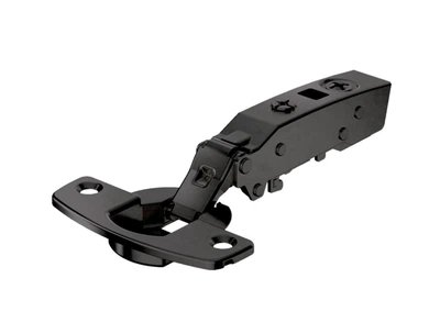 Завіса Hettich Sensys 8646i для фасадів 10-19 мм накладна з дотягувачем, кут відкривання 110°, чорний обсидіан
