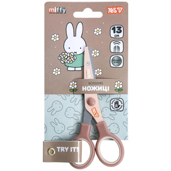 Ножиці дитячі YES Miffy 13 см з принтом (480492)