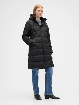 Пуховик зимний длинный женский Gap 196010 XL Черный (2200005167540)