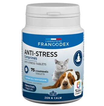 Антистрессовые таблетки для собак и кошек Laboratoire Francodex Anti-Stress Tablets - 75 таб