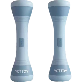Гантели разборные Yottoy 2 x до 2 кг, голубые
