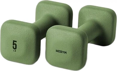 Гантелі Wegym 2 x 2.26 кг, зелені
