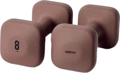 Гантели Wegym 2 x 3.62 кг, розовые