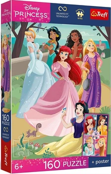 Пазли Trefl Premium Plus Kids - Чарівна вечірка Принцес / Disney Princess / 160 елементів (15438)