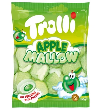 Зефір Trolli Apple Mallow Marshmallow маршмелоу з яблучною начинкою 150г