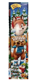 Набір Шоколадні цукерки в коробці та Ігри Новорічні Storck Toffifee Santa&Friend Fox Тофіфе Санта і друзі Висока коробка 3шт 375г