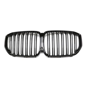 Ноздри решетки радиатора переднего бампера BMW X5 G05 2018-2022 Black