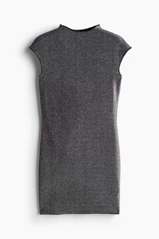 Блестящее платье H&M 1243101003c72 L серебристое (100017389)