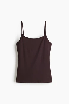 Майка еластична H&M 1219178008c72 L бордова (100017180)