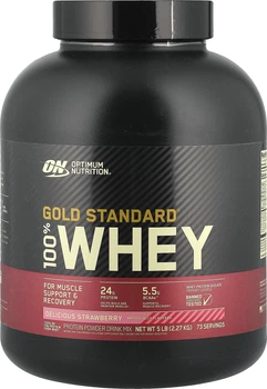 Сироватковий протеїн Optimum Nutrition 100% Whey Gold Standard порошок 2.27 кг Delicious Strawberry (748927028690)