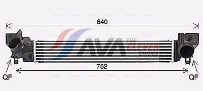 Автомобільний інтеркулер Ava (BW4579)