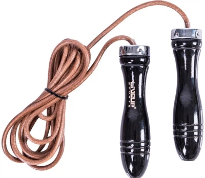 Скакалка LiveUp Jumprope Leather 2.7 м (LS3121) Brown