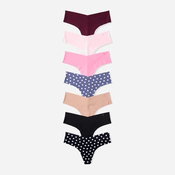Набор трусиков танга женских Victoria's Secret 654809045 L 5 шт Яркий микс (1162699345)