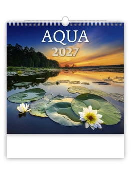 Календарь настенный 2027 HELMA 30 x 30 см Aqua (N172-27) 8596641041653
