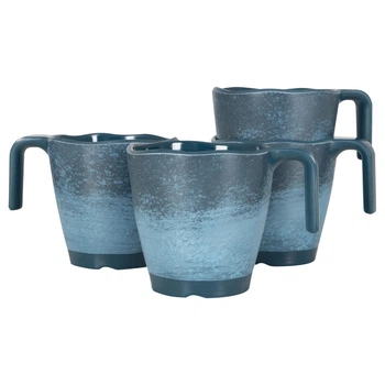 Набір чашок Gimex Mug Stone 4 Pieces 4 Person Dark Blue (6917120) 4626805