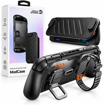 Модульный Grip-чехол JSAUX ModCase для Nintendo Switch 2 с защитой экрана и 8 слотами для игр