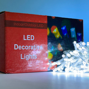 Гірлянда Водоспад 300 Led 3m на 220V для прикрашання Білий