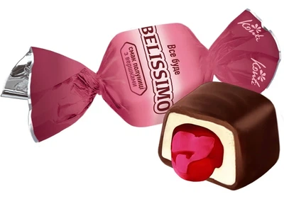 Цукерки Конті Belissimo Originale Полуниця у вершках ( Белісімо ) 250гр