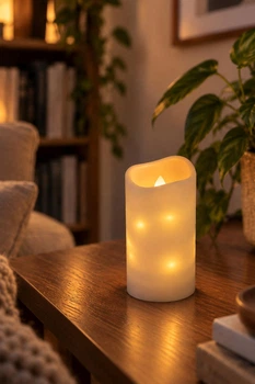 Led-свеча внутренний свет 10 см. водонепроницаемая (без бат)