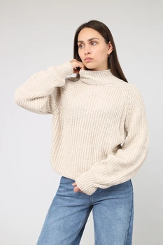 Светр жіночий YUKI молочний 48 ЦБ-00285735