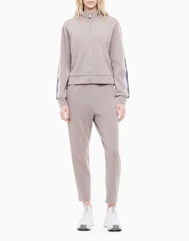 Женский спортивный костюм EA7 Emporio Armani в серо-бежевом цвете - размер 25/50 (M)(7W001518/U6100/AF12501)
