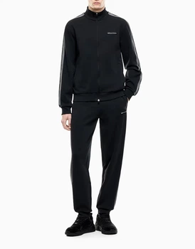 Мужской спортивный костюм EA7 Emporio Armani в черном цвете - размер 25/50 (M)(7М002221/U8134/AF12660)