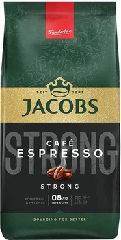 Кава в зернах Jacobs Cafe Espresso Strong 1 кг