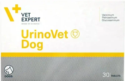 VetExpert UrinoVet Dog для підтримання сечовидільної функції у собак 30 таблеток