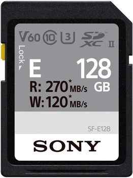 Карта памяти Sony SDXC 128 ГБ UHS-II U3 V60 R270/W100 МБ/с Entry