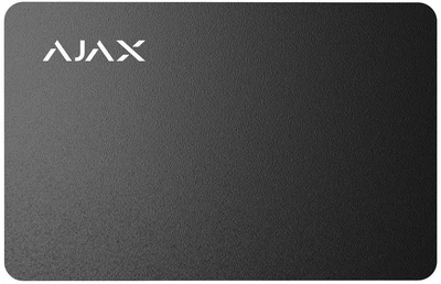 Картка безконтактна Ajax Pass 1шт DESFire 86x54x0,8 мм чорна