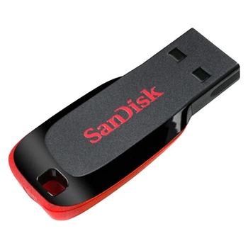 Флеш память USB SANDISK Cruzer Blade CZ50 16GB USB 2.0 Black-Red
